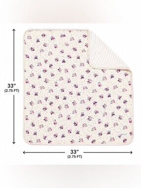 POSH PEANUT REVERSIBLE PATOO Baby  Cream with Pink & Purple Flower